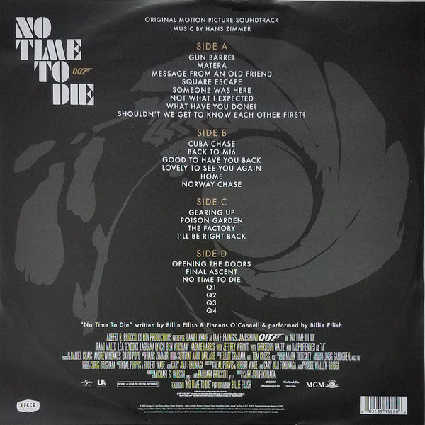 Hans Zimmer – No Time To Die (Original Motion Picture Soundtrack) / DISCO DOBLE (NUEVO, SELLADO)