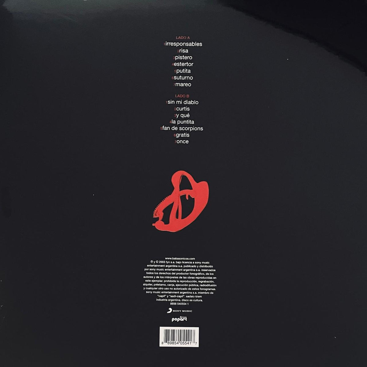 Babasonicos – Infame (NUEVO, SELLADO)