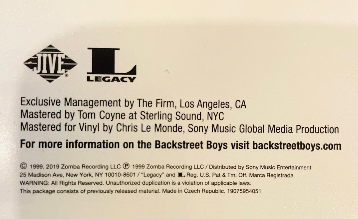 Backstreet Boys – Millennium / PICTURE DISC (NUEVO, SELLADO)