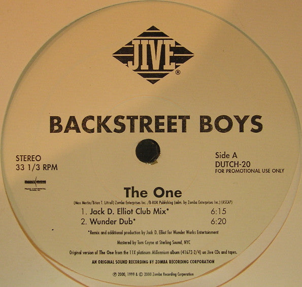 Backstreet Boys – The One (MINT, Funda Generic VG+) Box37