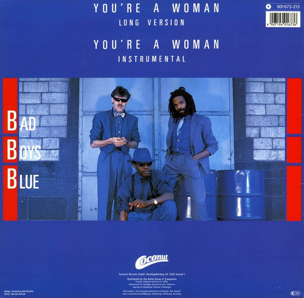 Bad Boys Blue – You're A Woman (Long Version) (EX, FUNDA VG+) BOX11