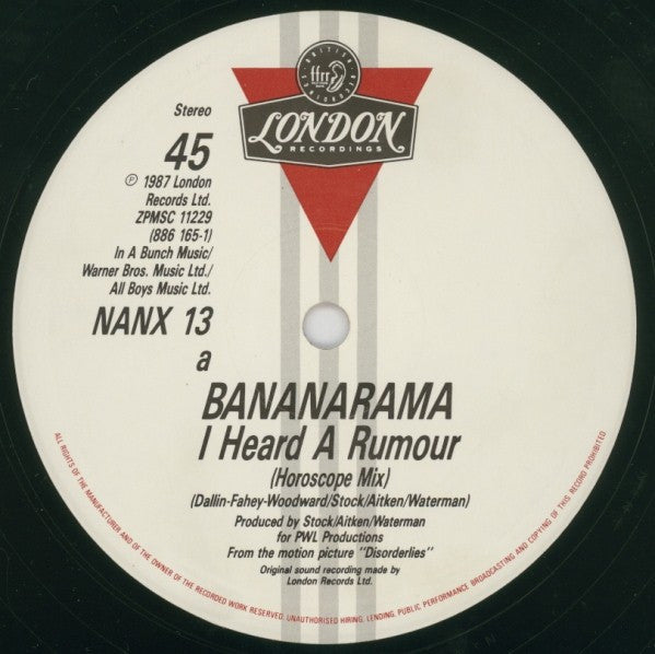Bananarama – I Heard A Rumour (NM, FUNDA VG+)