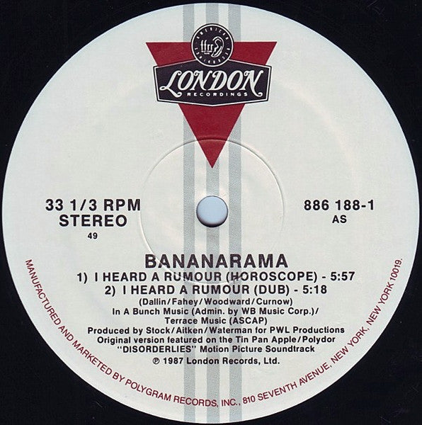 Bananarama – I Heard A Rumour (NM, FUNDA VG+) BOX16