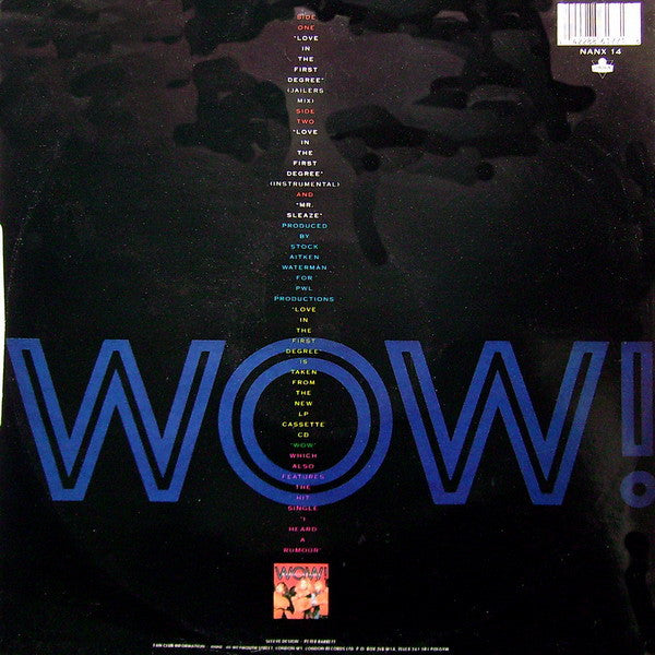 Bananarama – Love In The First Degree (NM, FUNDA VG+)