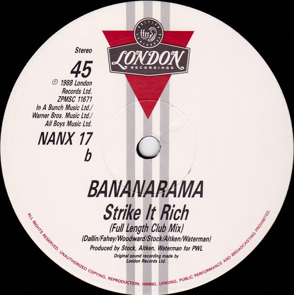 Bananarama – Love, Truth & Honesty (NM, FUNDA VG+)