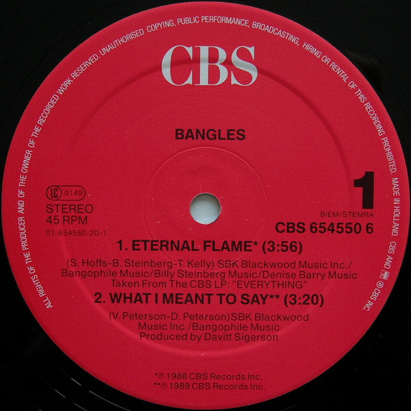 Bangles – Eternal Flame (EX)