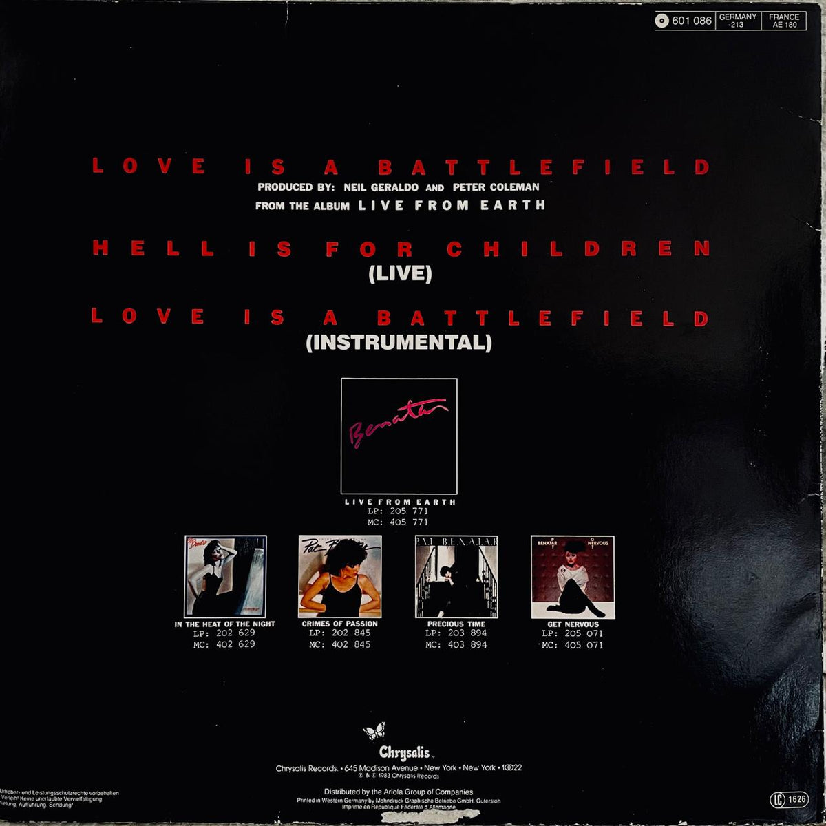 Benatar – Love Is A Battlefield (VG+) BOX18