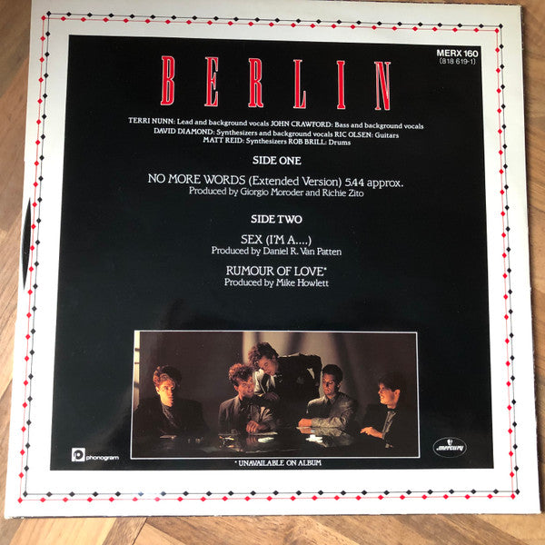 Berlin – No More Words (Dance Remix) (VG+) BOX28