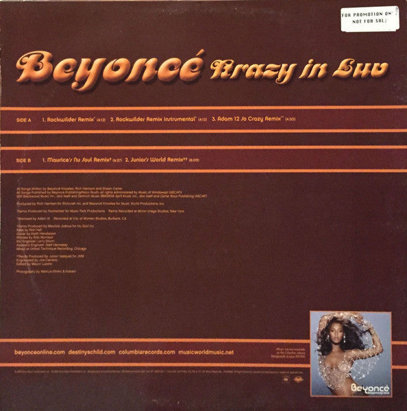 Beyoncé – Krazy In Luv (NM) BOX11