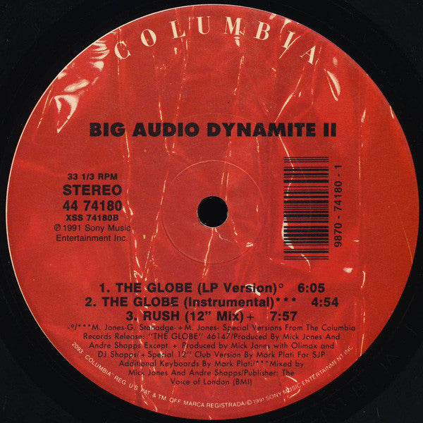 Big Audio Dynamite II – The Globe (NM, FUNDA VG) BOX11