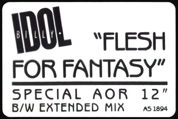 Billy Idol – Flesh For Fantasy (NM, FUNDA VG+) BOX22