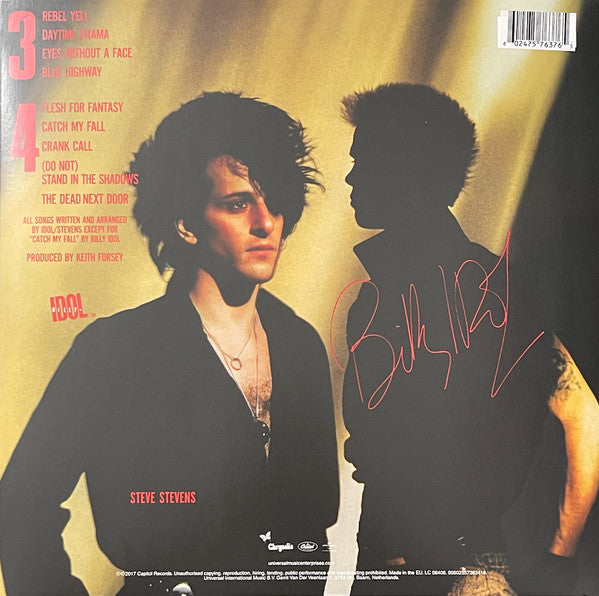 Billy Idol – Rebel Yell (NUEVO, SELLADO) BOXV35