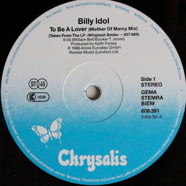 Billy Idol – To Be A Lover (NM) BOX3