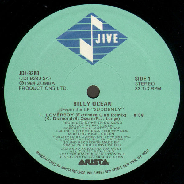 Billy Ocean – Loverboy (NM, FUNDA VG+) BOX18