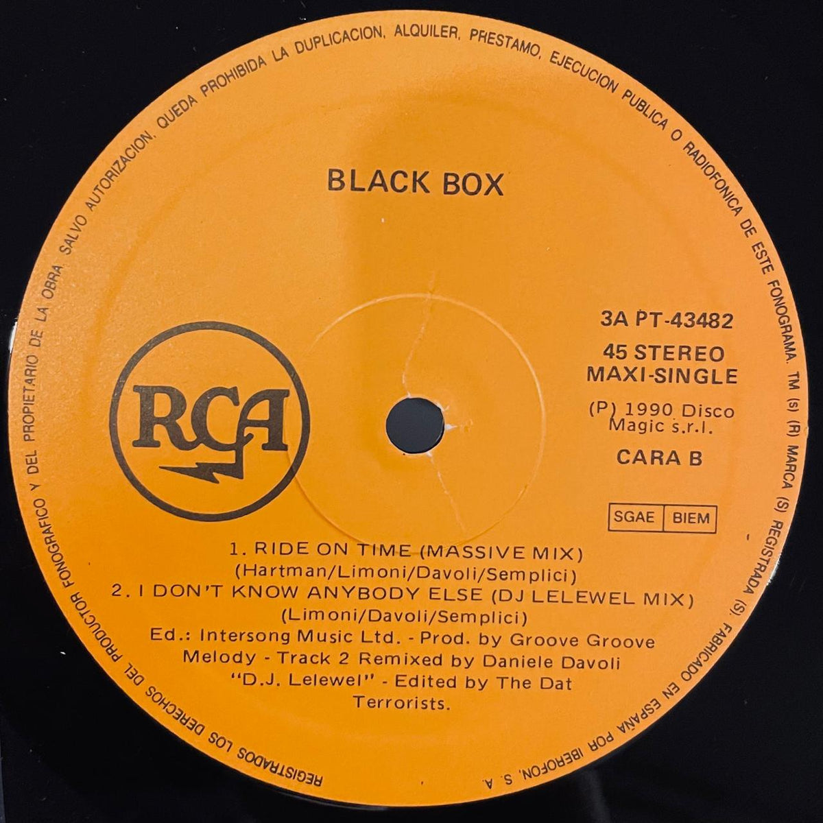 Black Box – I Don't Know Anybody Else (NM, FUNDA VG+) BOX16