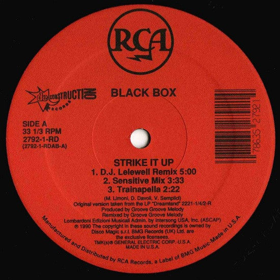 Black Box – Strike It Up (EX) BOX11