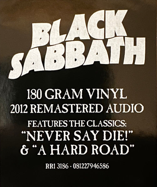 Black Sabbath – Never Say Die! (NUEVO, SELLADO) BOXV46