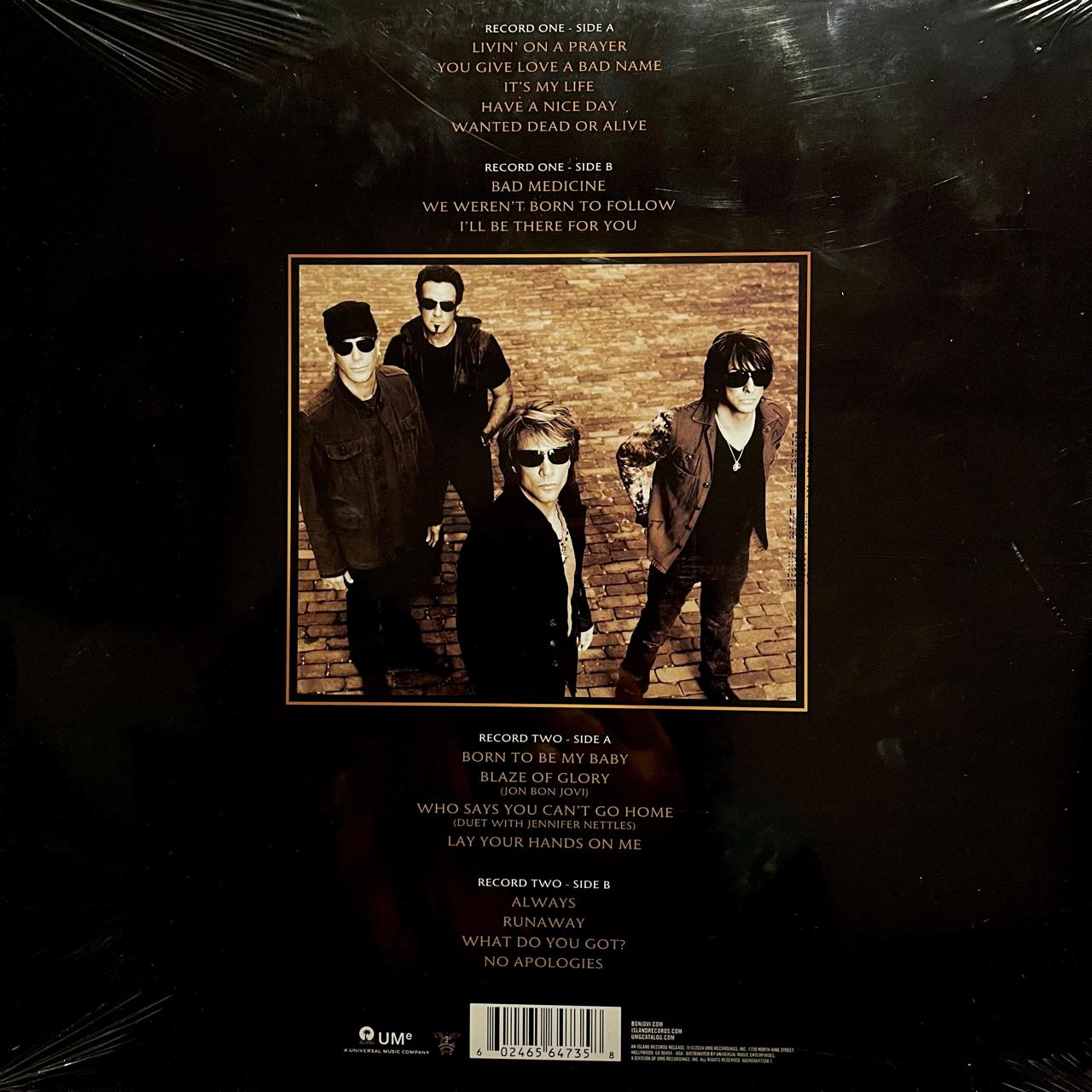 Bon Jovi – Greatest Hits / DISCO DOBLE (NUEVO, SELLADO) BOXV43