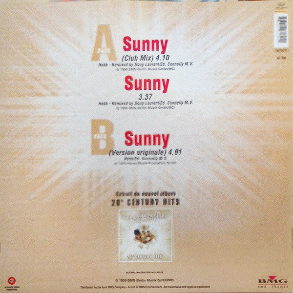 Boney M. 2000 – Sunny (Le Remix) (NM) BOX6