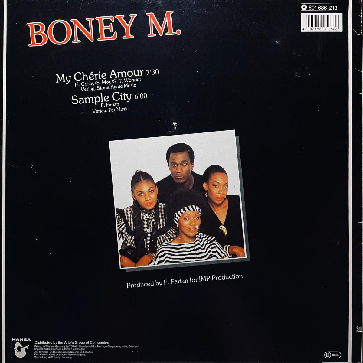 Boney M. – My Chérie Amour (U.S. Club-Mix - Special Extended) (NM, FUNDA VG+) BOX33