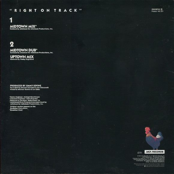 Breakfast Club – Right On Track (NM, FUNDA VG+)