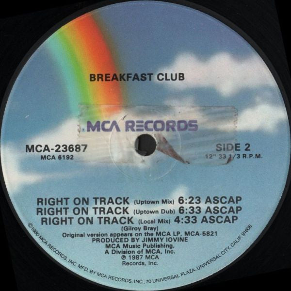 Breakfast Club – Right On Track (VG+) BOX8
