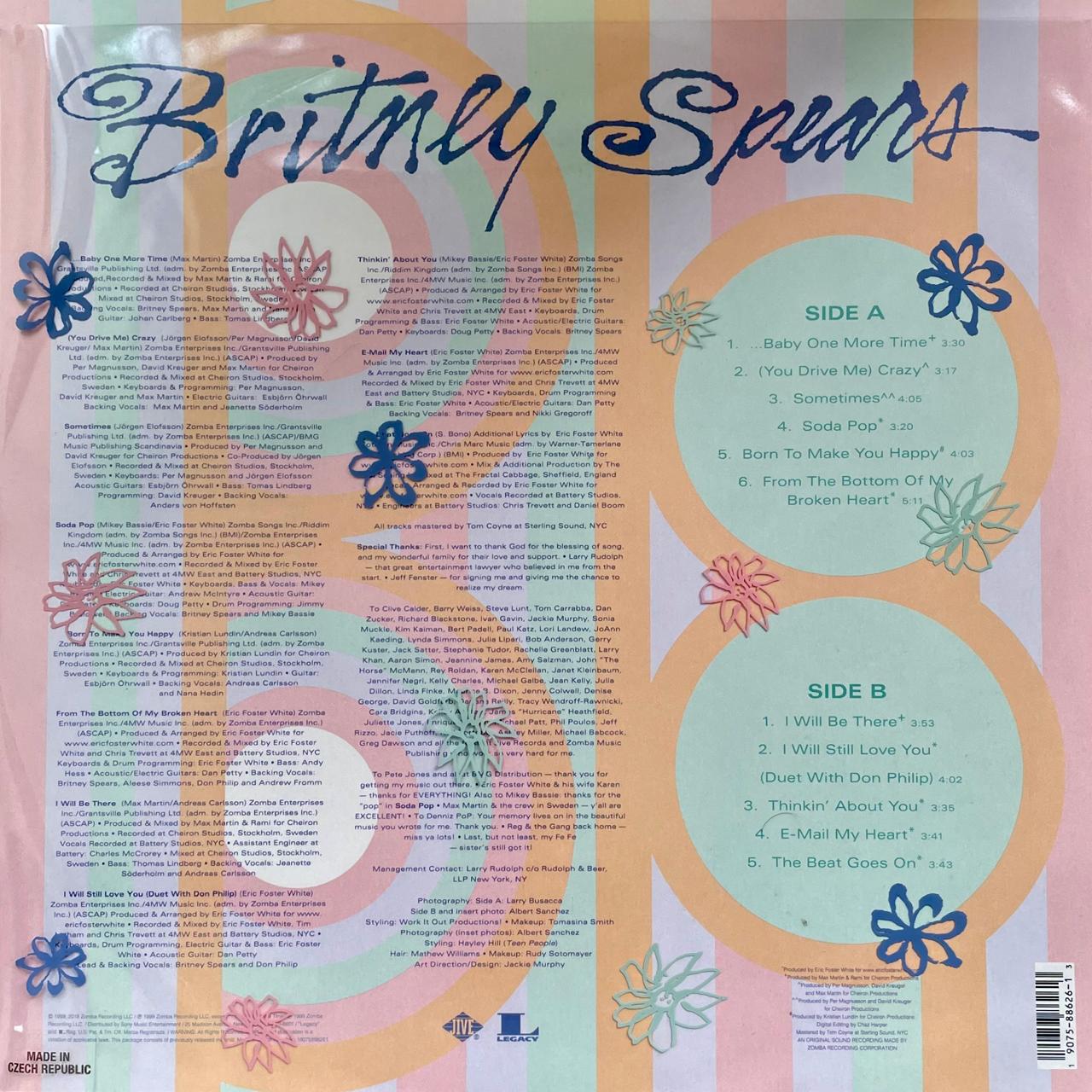 Britney Spears – ...Baby One More Time - Picture Disc (NUEVO, SELLADO) BOXV1