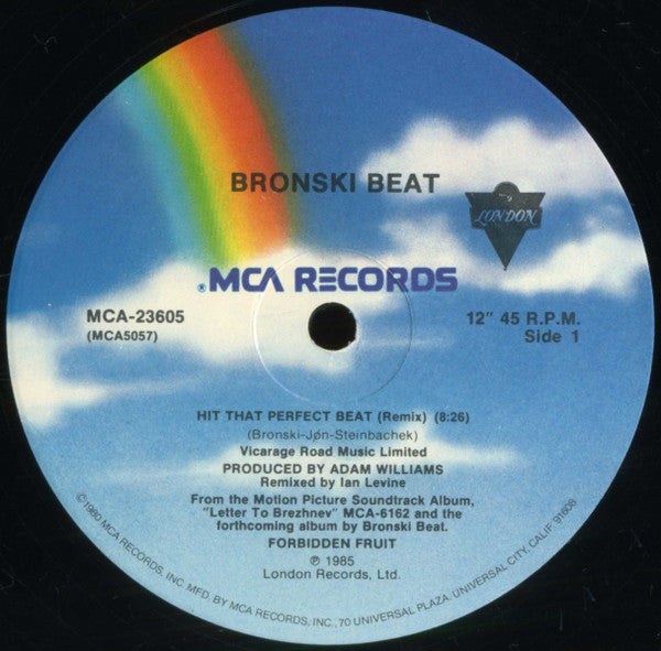 Bronski Beat – Hit That Perfect Beat (12" Version) (NM, FUNDA EX)
