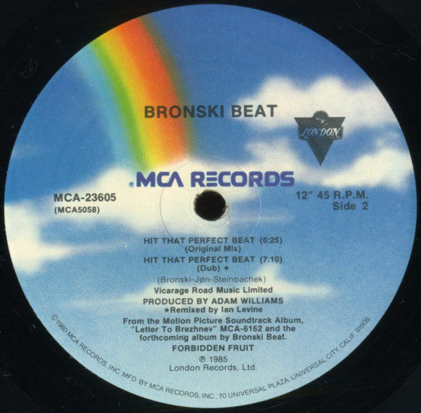 Bronski Beat – Hit That Perfect Beat (12" Version) (NM, FUNDA EX)