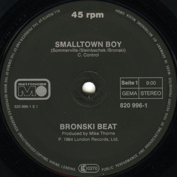 Bronski Beat – Smalltown Boy (EX) BOX21