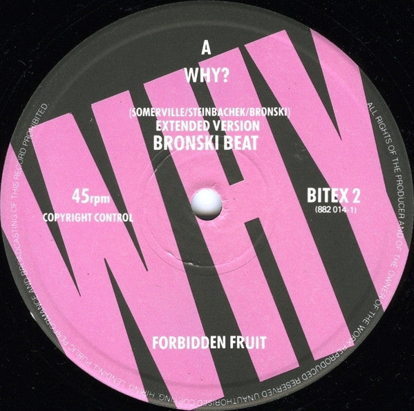 Bronski Beat – Why? (NM, FUNDA EX) BOX3