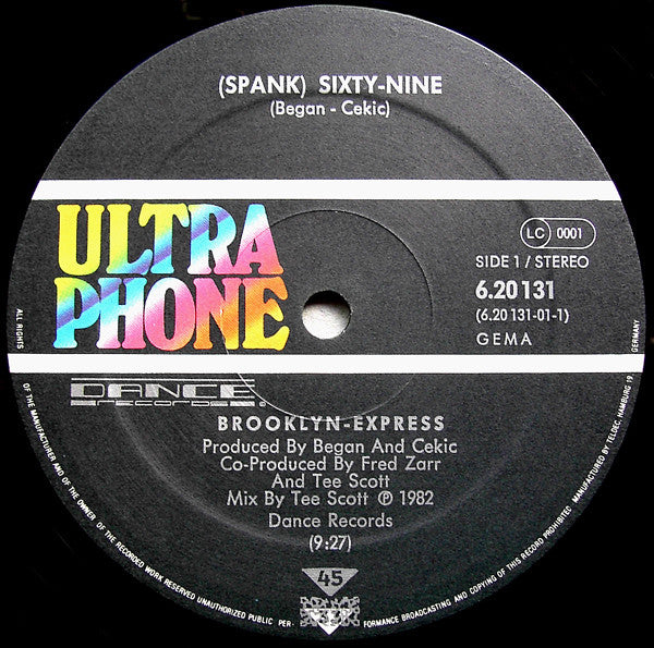 Brooklyn Express – (Spank) Sixty-Nine / Change Position 88 (VG+)