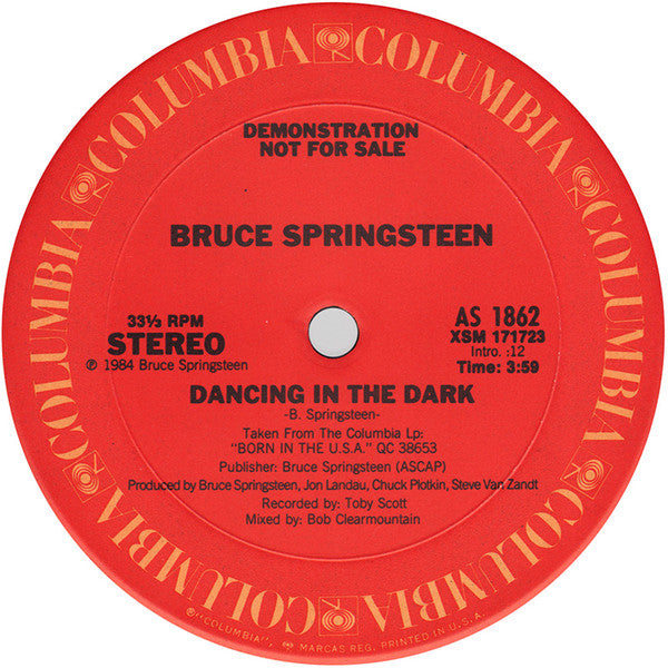 Bruce Springsteen – Dancing In The Dark (NM, FUNDA VG+) BOX18