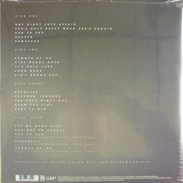 Bryan Adams – Reckless / DISCO DOBLE (NUEVO, SELLADO) BOXV37