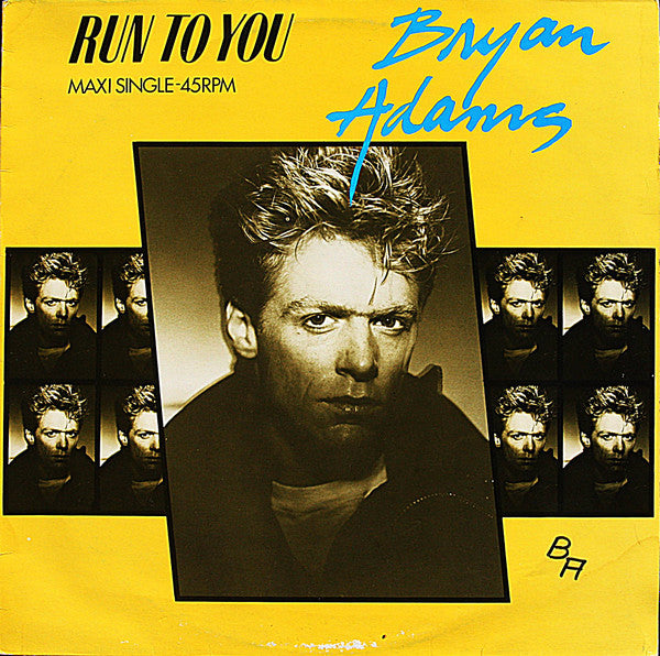 Bryan Adams – Run To You (NM, Funda EX) [Nombre escrito con marcador en funda] Box38