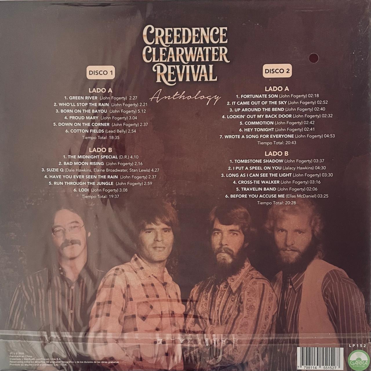 Creedence Clearwater Revival – Anthology /DISCO DOBLE (NUEVO, SELLADO)