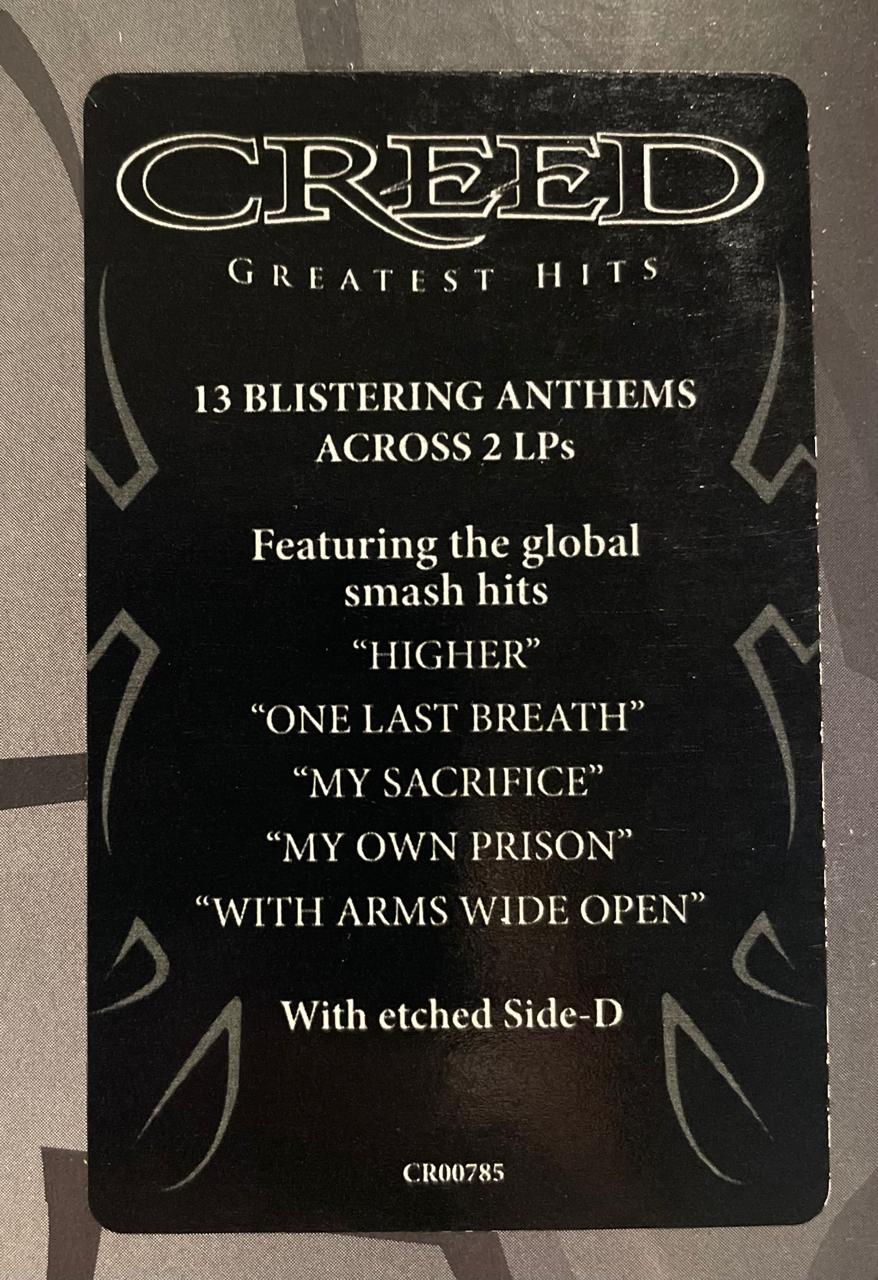 Creed – Greatest Hits / DISCO DOBLE (NUEVO, SELLADO)