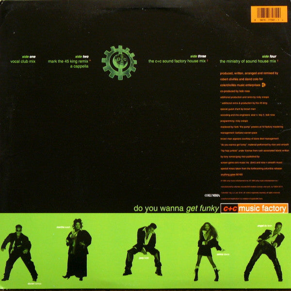 C + C Music Factory – Do You Wanna Get Funky / DISCO DOBLE (NM, FUNDA EX) BOX11