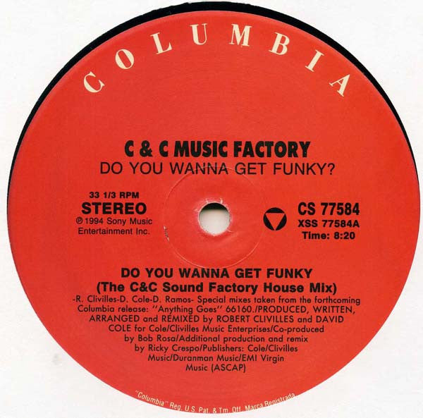 C + C Music Factory – Do You Wanna Get Funky / DISCO DOBLE (NM, FUNDA EX) BOX11