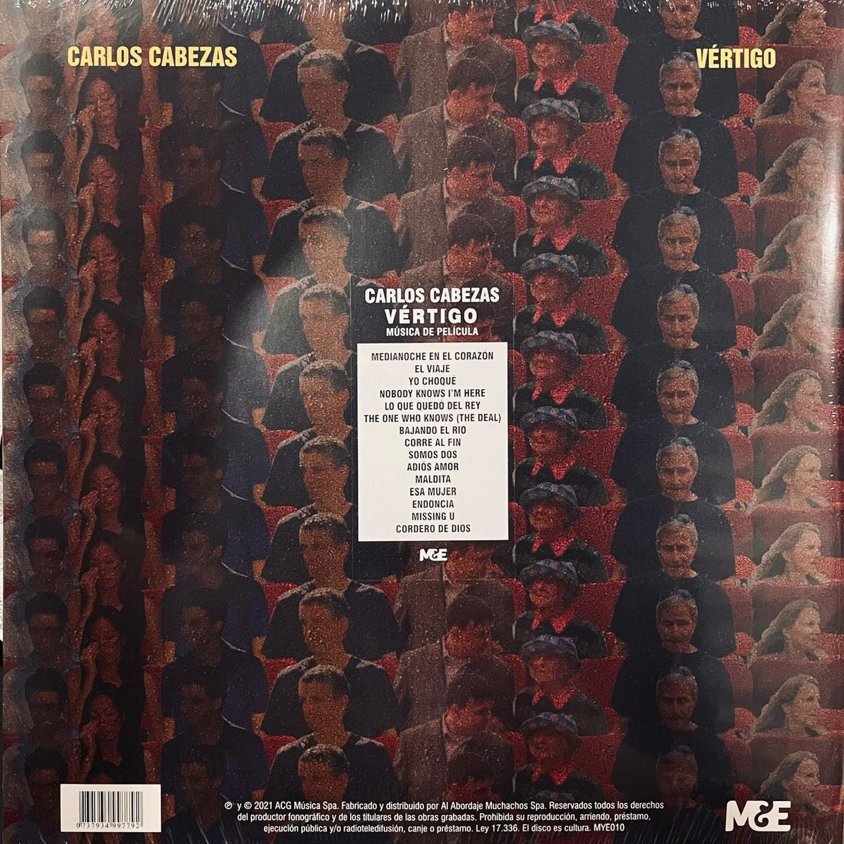 Carlos Cabezas – Vértigo - Música de Película (NUEVO, SELLADO)