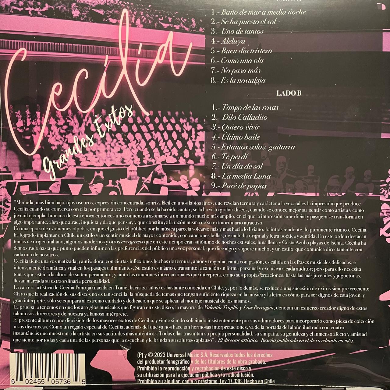 Cecilia – Grandes Éxitos (NUEVO, SELLADO) BOXV37