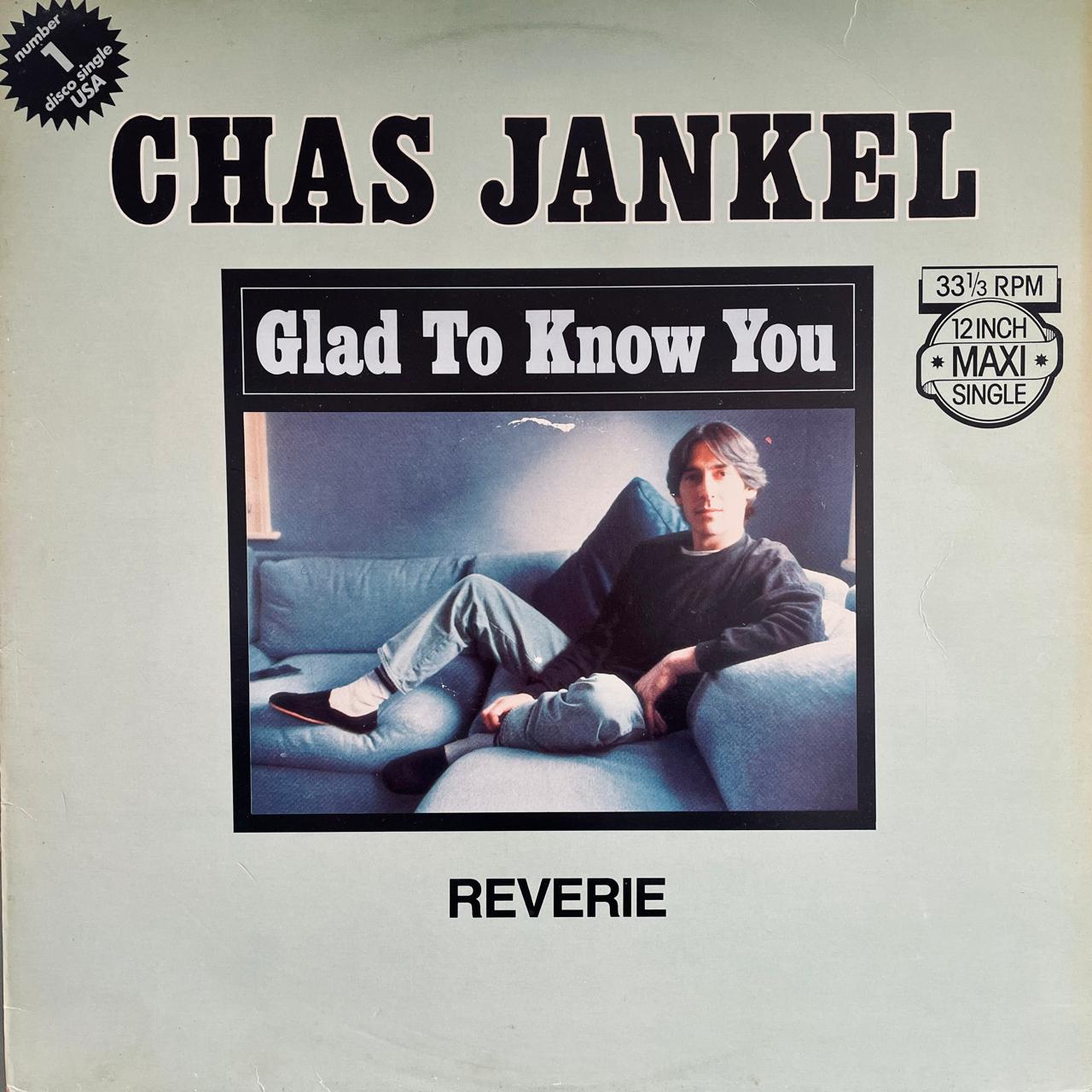 Chas Jankel – Glad To Know You (NM, FUNDA VG+)