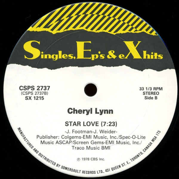 Cheryl Lynn – Got To Be Real / Star Love (NM) BOX18