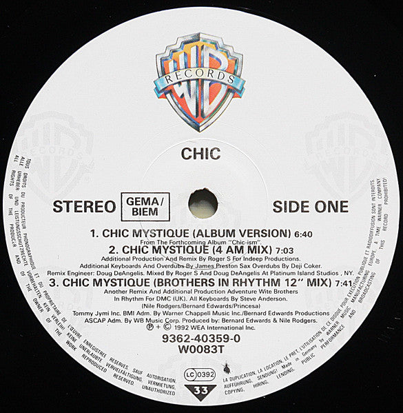 Chic – Chic Mystique (NM, FUNDA EX) BOX33