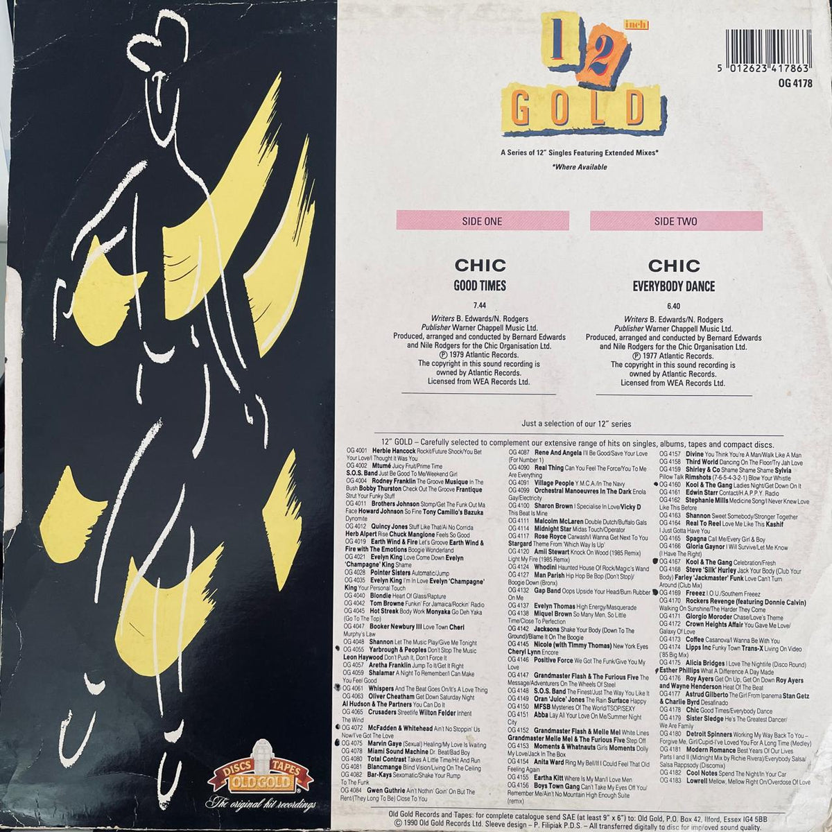 Chic – Good Times / Everybody Dance (VG+) BOX28