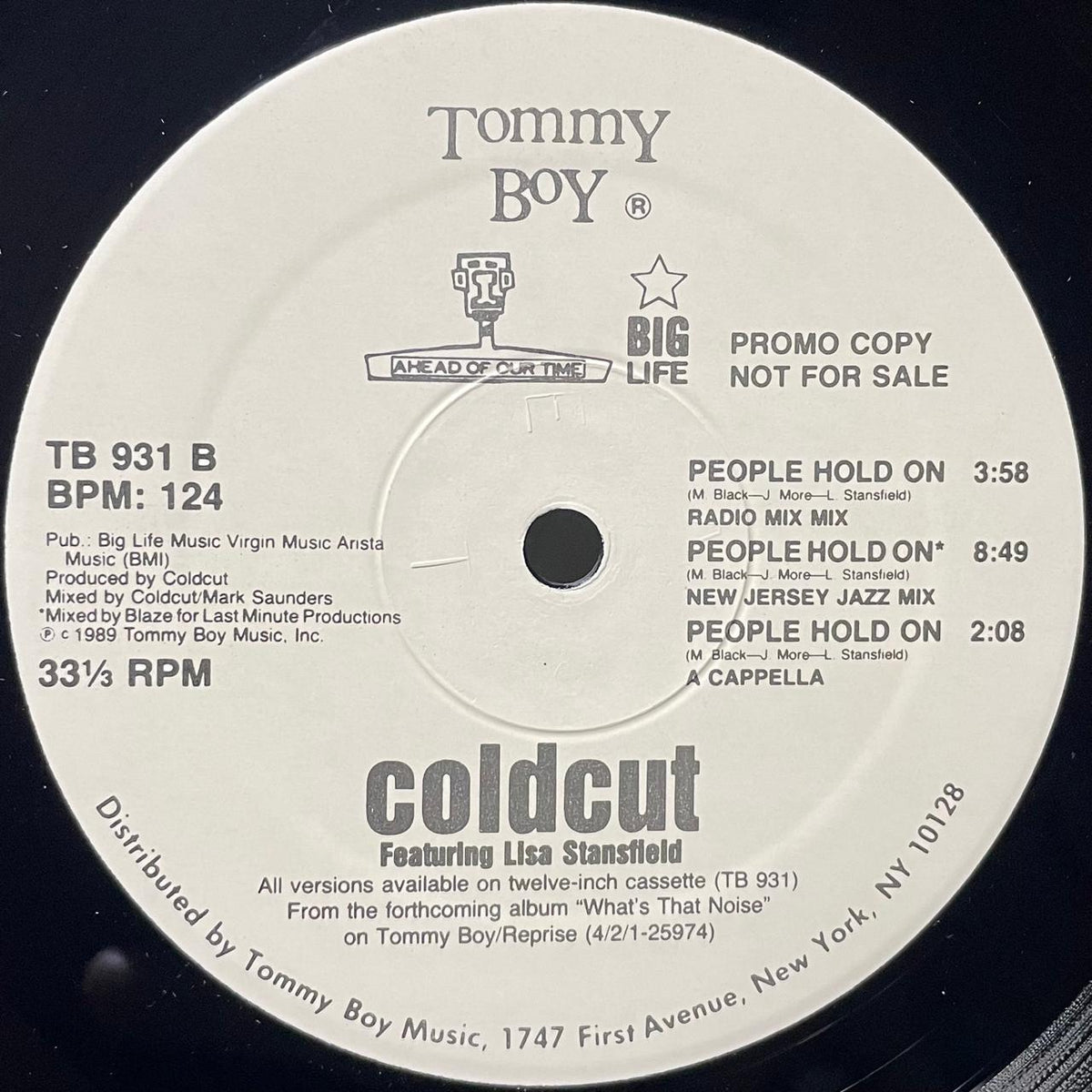Coldcut Featuring Lisa Stansfield – People Hold On (NM,FUNDA EX) BOX31