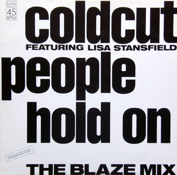 Coldcut Featuring Lisa Stansfield – People Hold On (The Blaze Mix) (VG+, FUNDA EX) BOX2