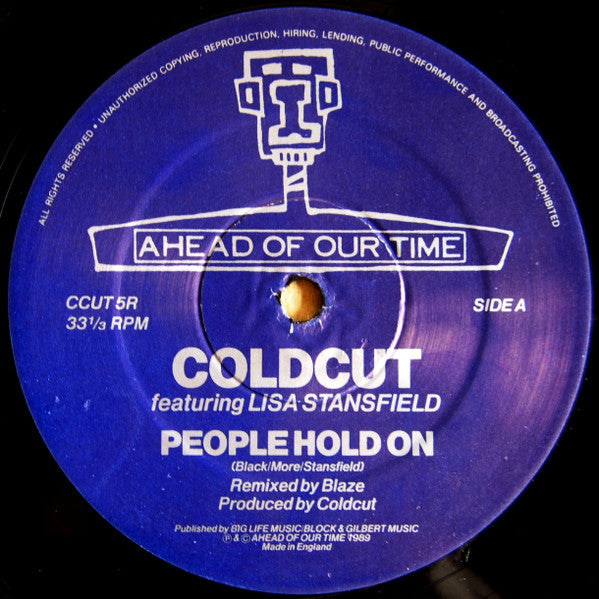 Coldcut Featuring Lisa Stansfield – People Hold On (The Blaze Mix) (NM, FUNDA EX)