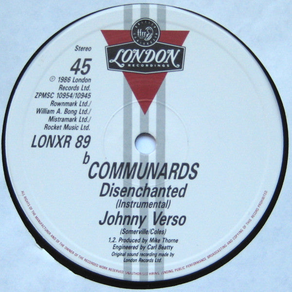 Communards – Disenchanted (Total Dance Remix) (NM, FUNDA VG+) BOX3