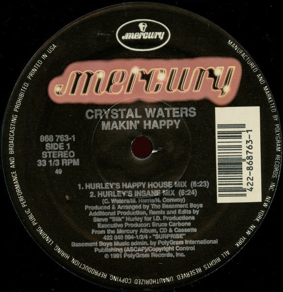 Crystal Waters – Makin' Happy (NM) BOX29